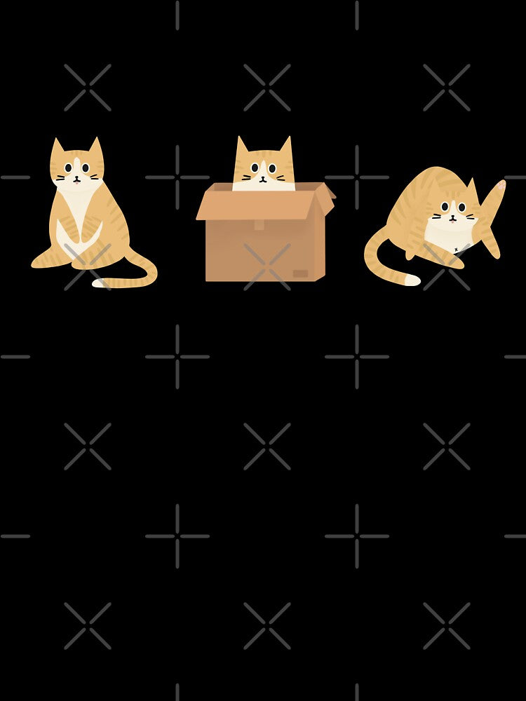 Chunky Orange and White Cat Doodle Pack by BluebellPainter