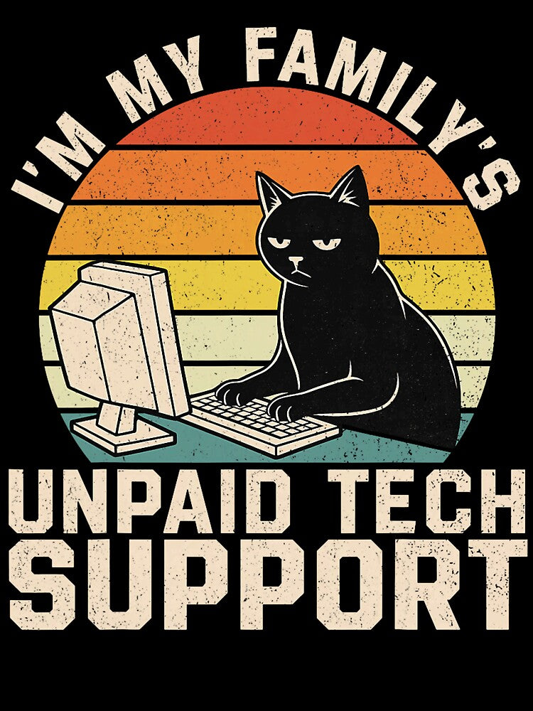I'm My Family's Unpaid Tech Support Funny Sarcastic Programmer Gift by averyfisher