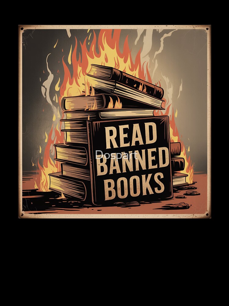 I Read Banned Books Book Lover by Dospart