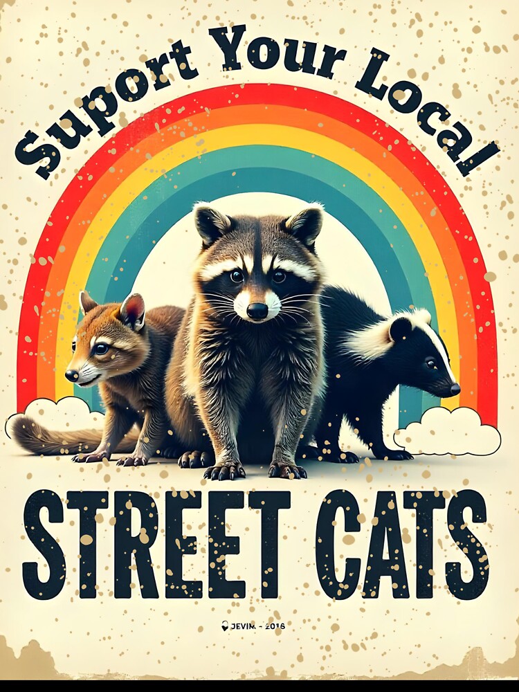 Street Cats - Urban and bold T-shirt by wanado