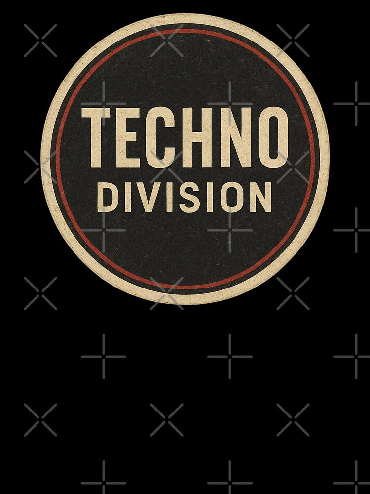 Techno Division – Underground Techno Rave Electronic Music Design by |TRSSHOP|
