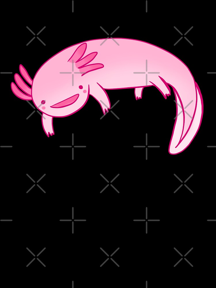 Cartoon axolotl by Mayarart