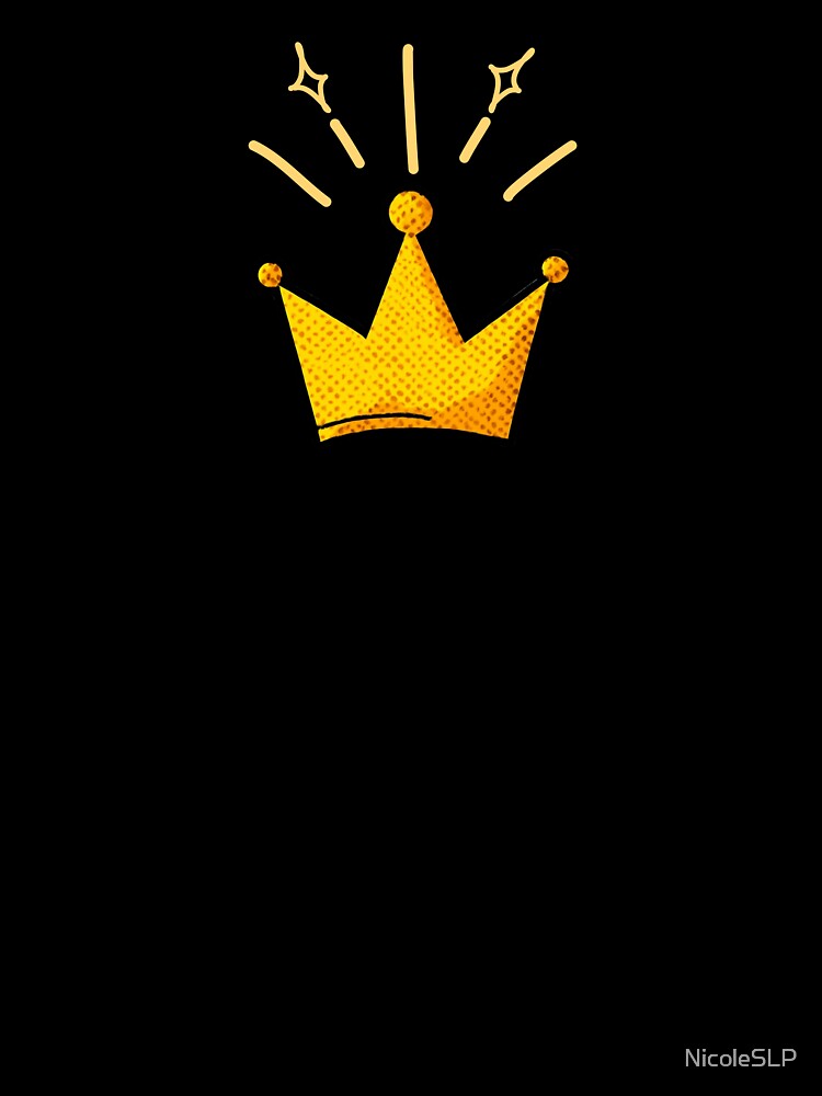 SLP Speech King Speech Language Pathologist by NicoleSLP