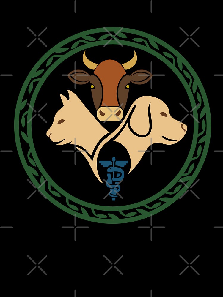 Veterinary Sticker – Cow Dog Goat Animal Care Logo Decal by AM   Store