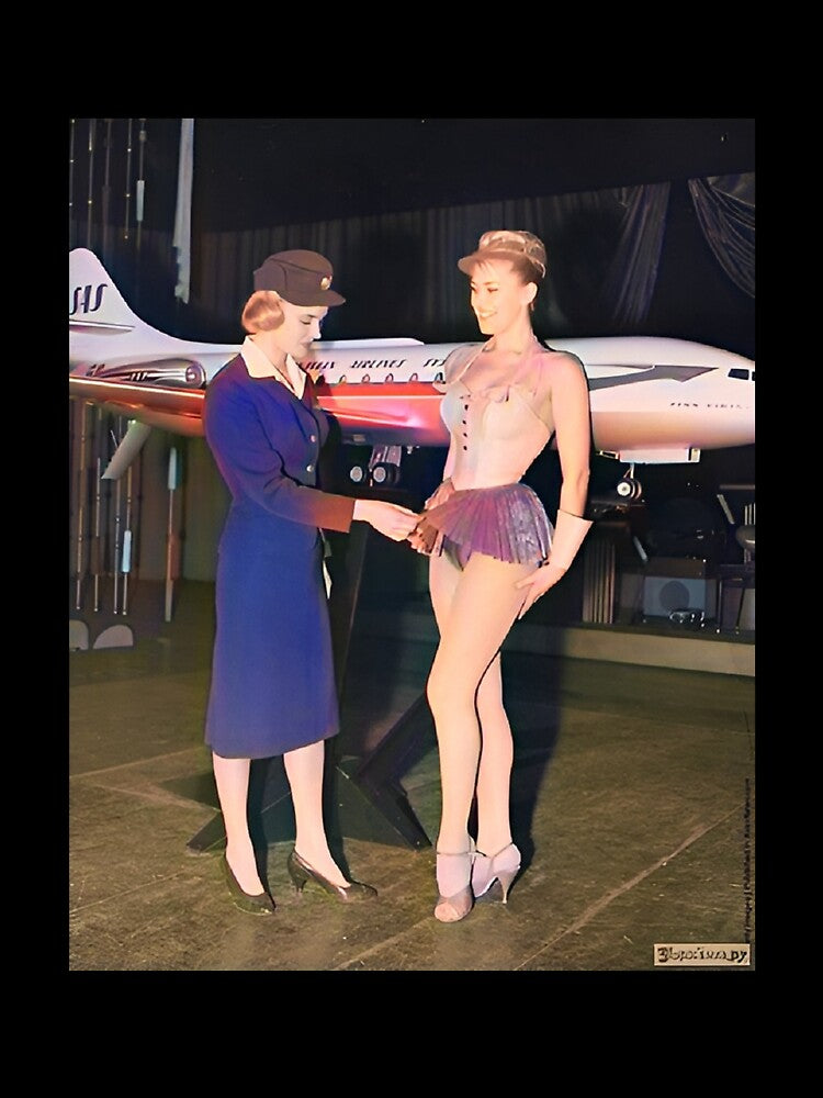 Scandinavian Stewardess 1900s, Beautiful Scandinavian Color by Abroyz