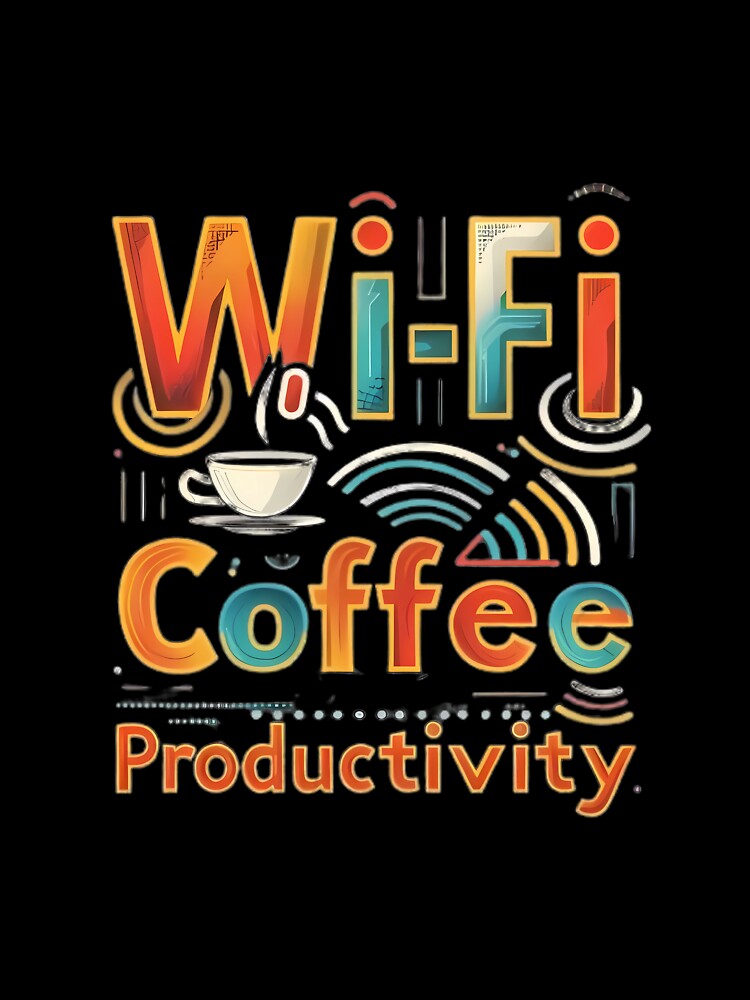 Connect & Create: The Ultimate Wi-Fi & Coffee Productivity Design by aiart-cutegirl