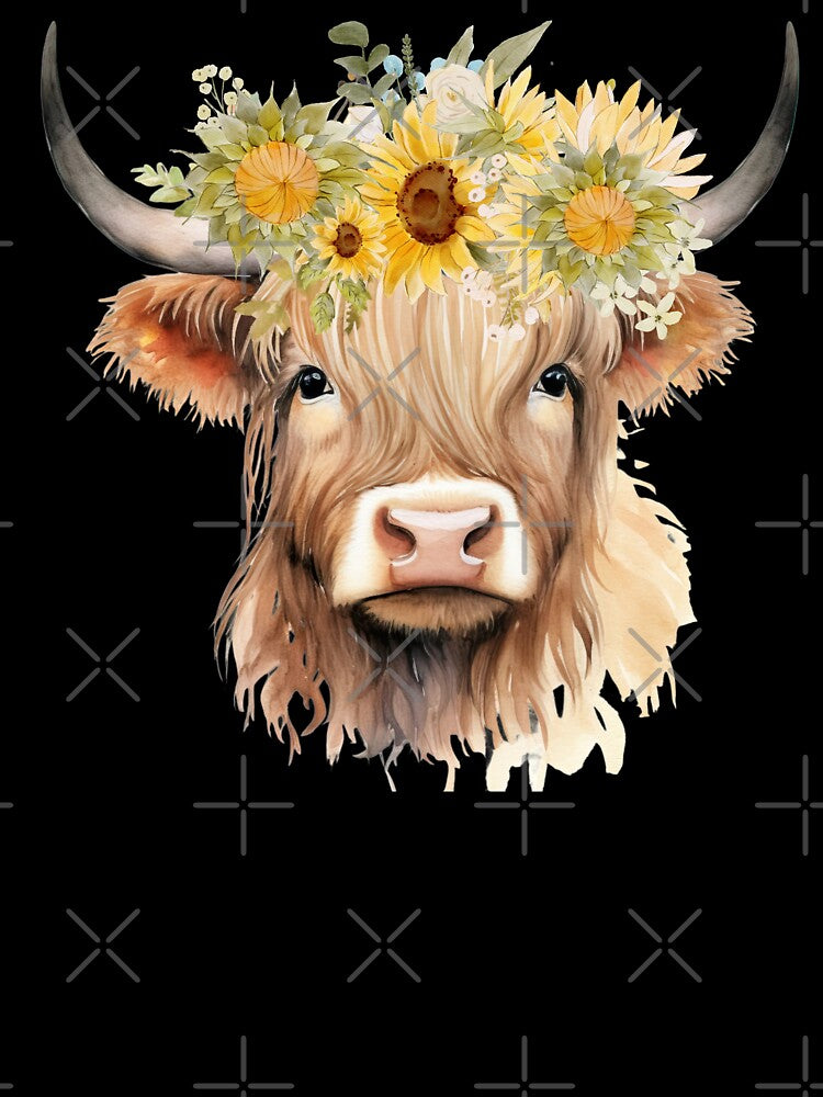 Cute Baby Cow Highland by LionessLove