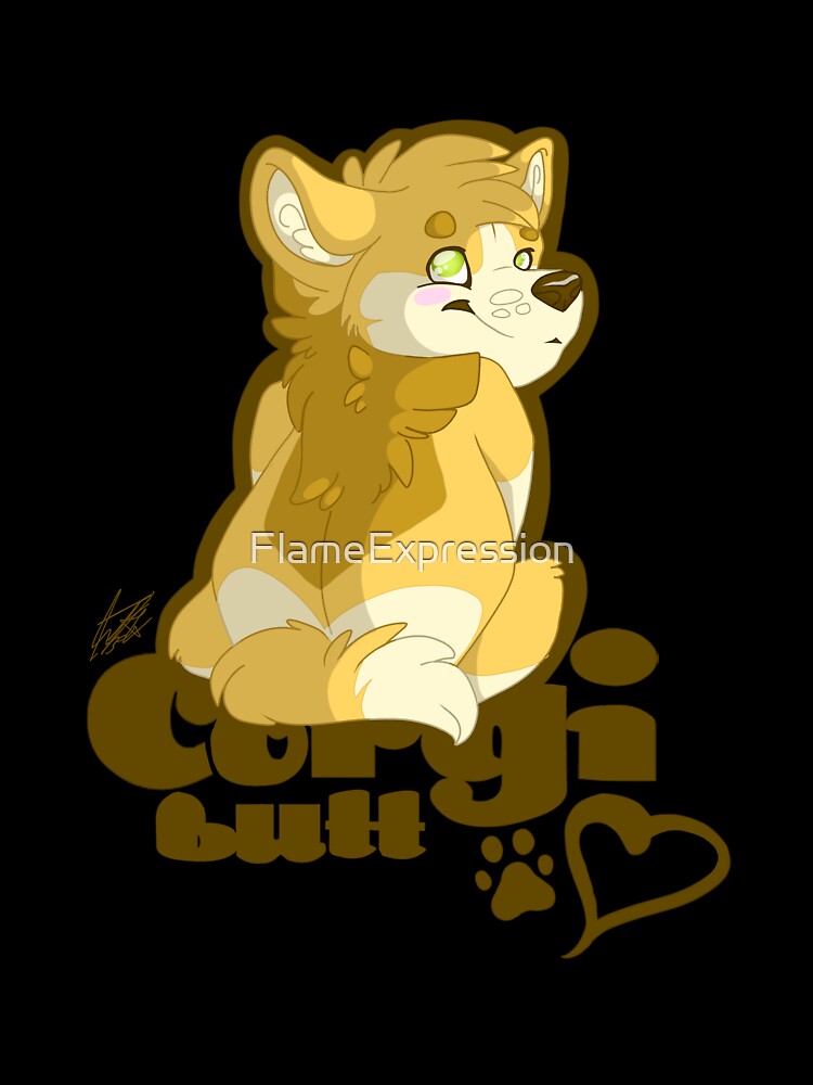 Corgi Butt by FlameExpression