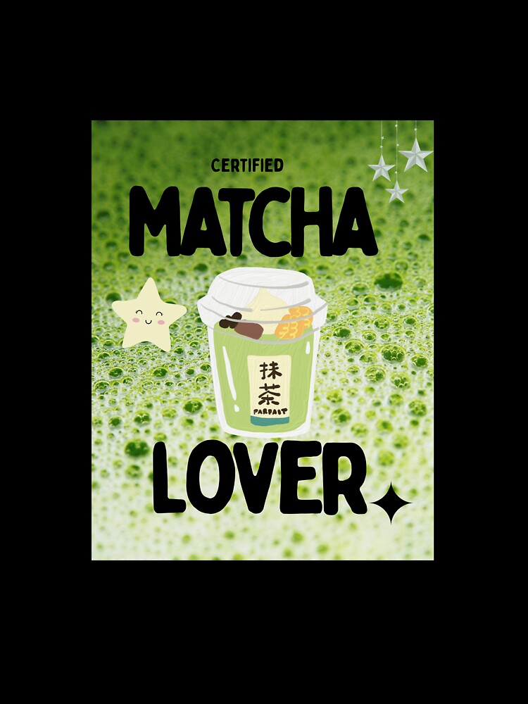 Cute Kawaii Matcha Latte Aesthetic design by Vkcha