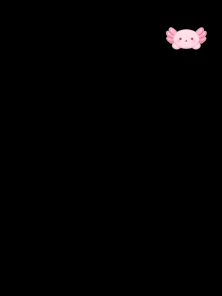 Cute Pink Axolotl Kawaii Aesthetic Sticker by muffinvibes