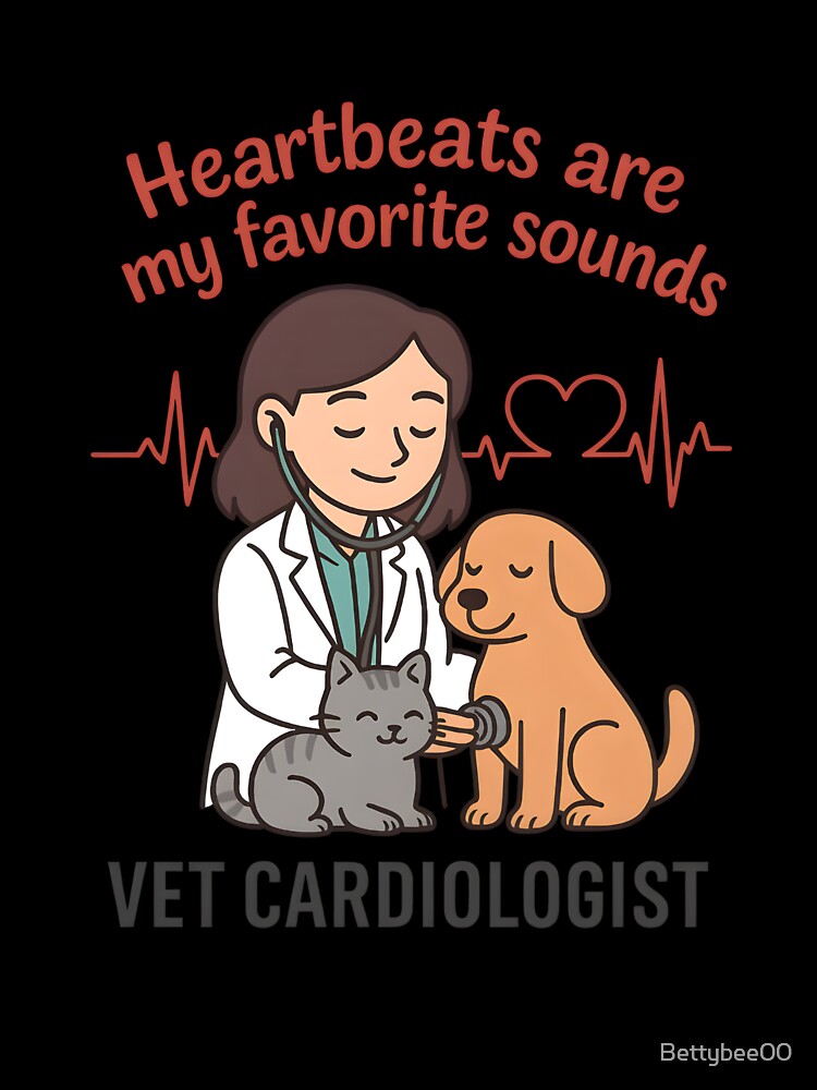 vet life - heartbeats are my favourite sounds - vet cardiologist by Bettybee00