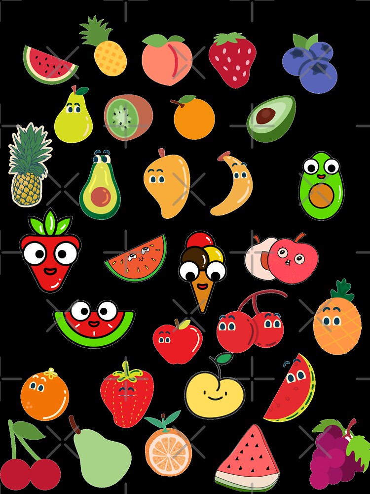 Cute fruit pattern design for teenagers by Shenuka93