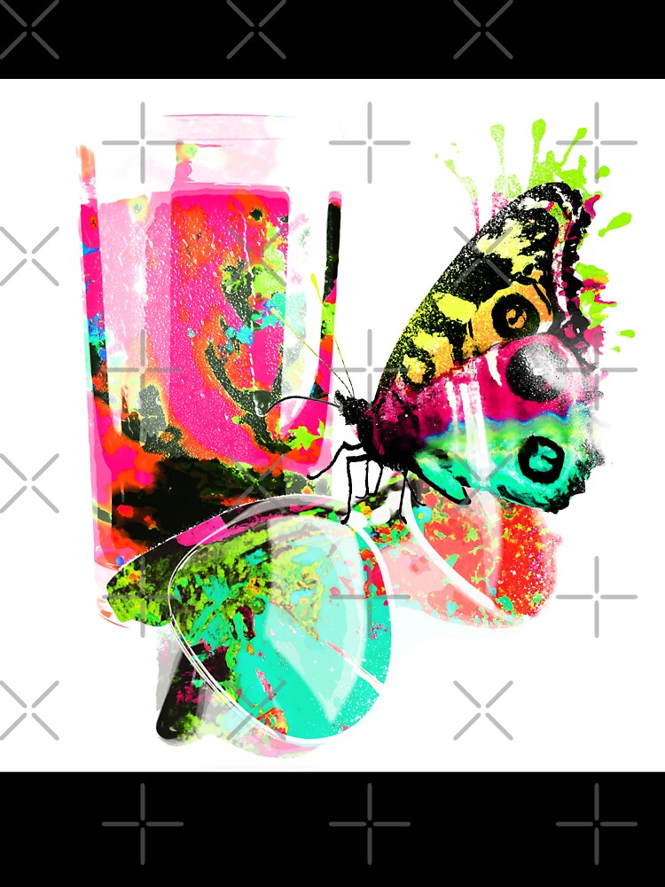 Butterfly #1 - Solid White Background by ArtSea-Bubble
