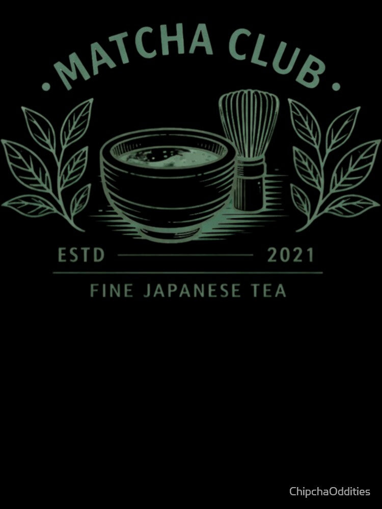 Matcha Club Vintage Design – Japanese Matcha Tea Lovers by ChipchaOddities