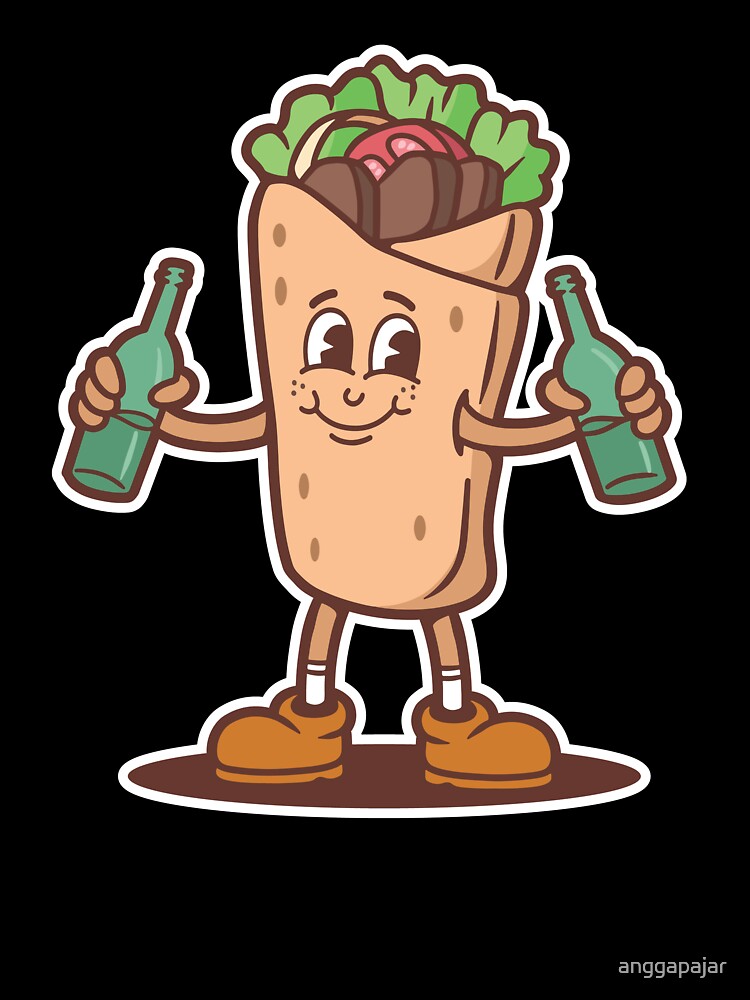 kebab mascot beer by anggapajar