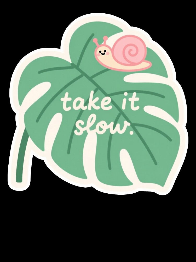 Happy snail - Take It Slow by OpenWaysArt