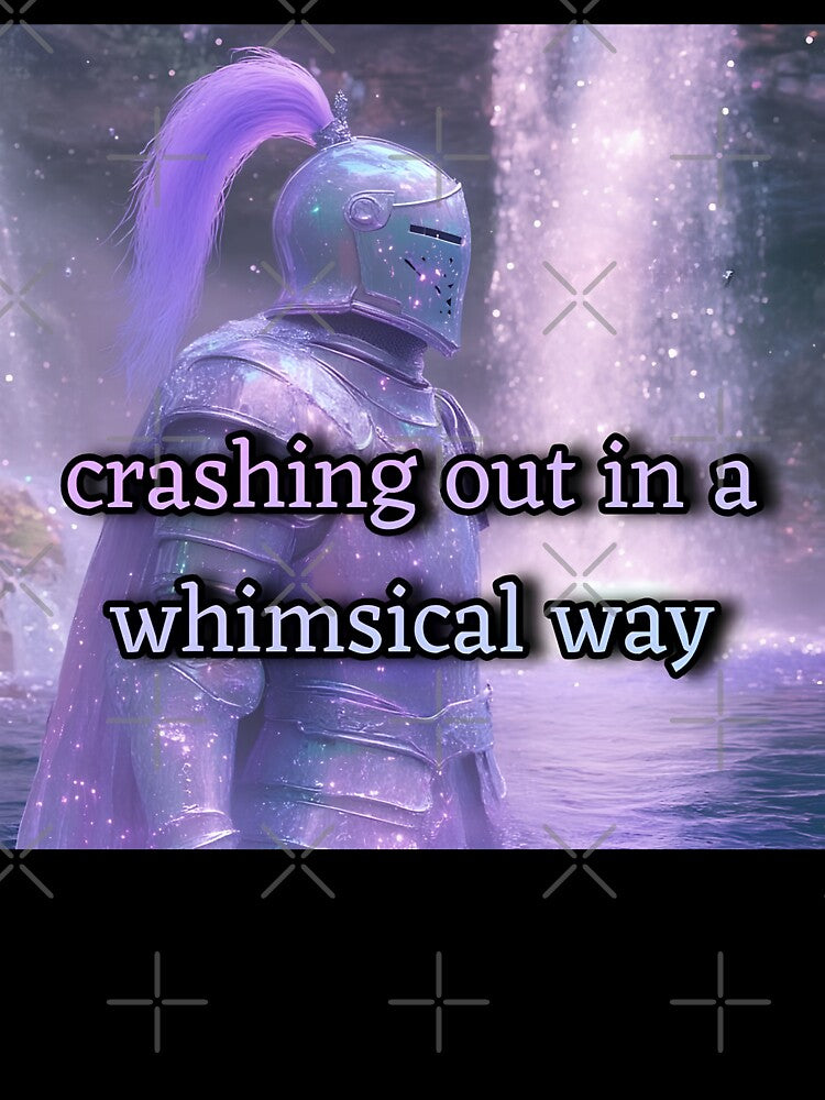 Whimsical Crash Out Pastel Knight by YoshiHoshi
