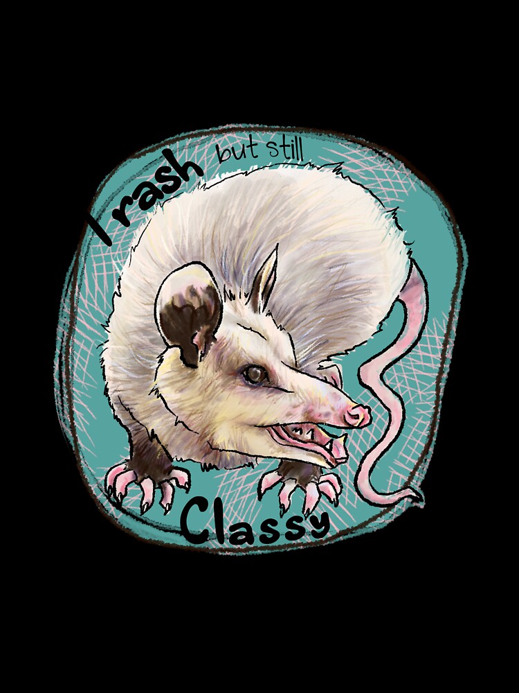 Trashy but Still Classy Opossum by Paintbrushbetty