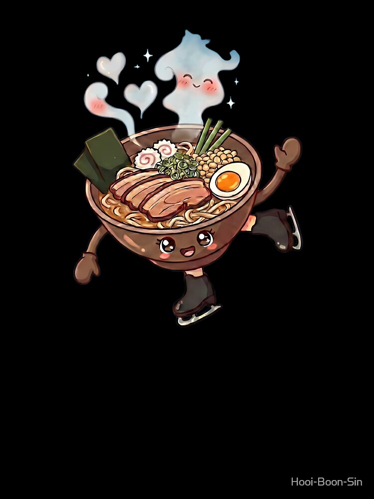 Funny Ramen Noodle Figure Skating Pun by Hooi-Boon-Sin