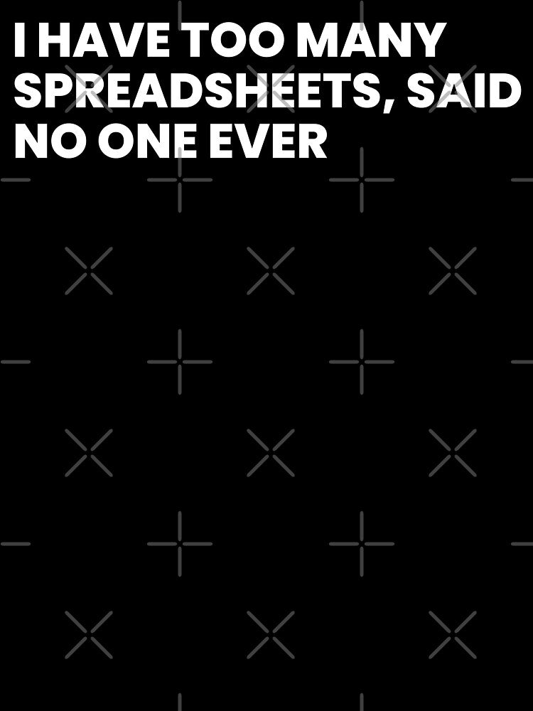 Too many spreadsheets by T&C Finesse