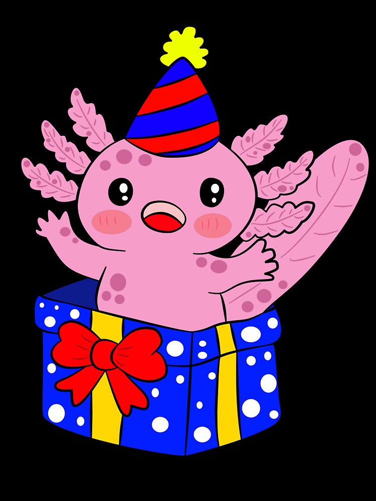 axolotl Happybirthday by Pe.peach