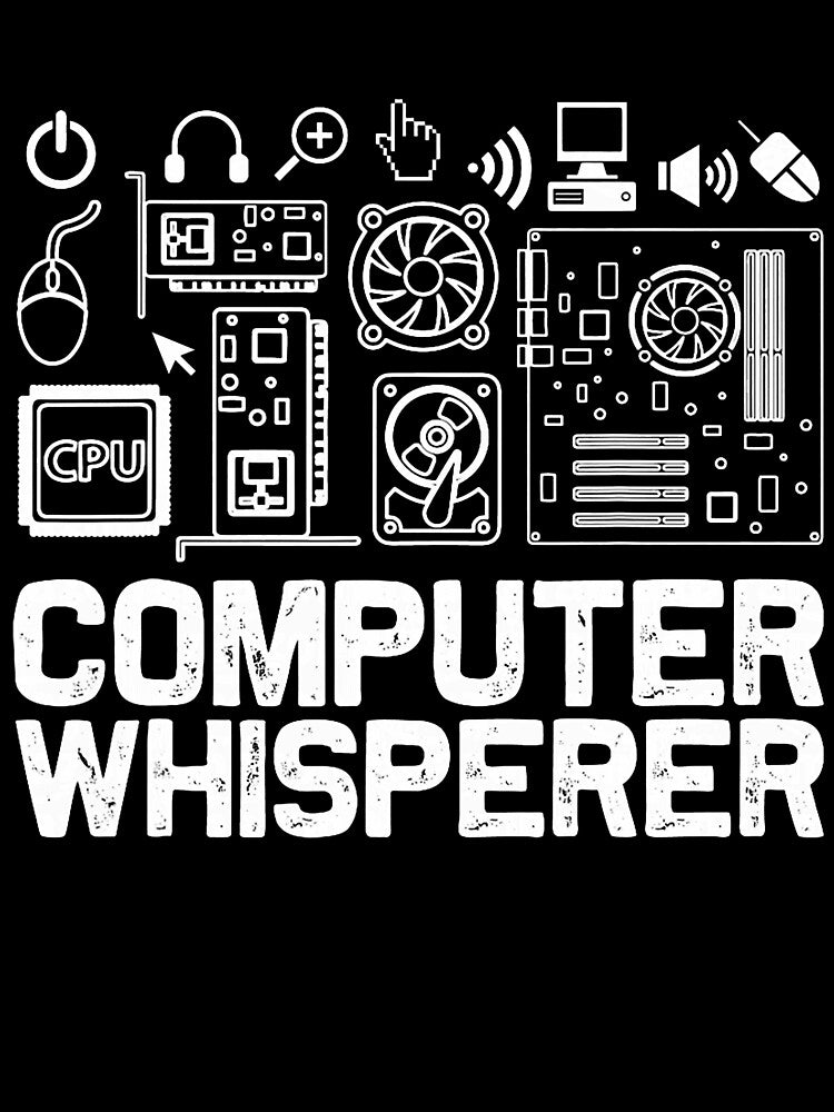Computer Whisperer Shirt IT Tech Support Nerds Geek by averyfisher