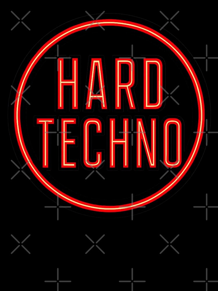 Hard Techno Rave Logo – Industrial Underground Clubwear Design by |TRSSHOP|