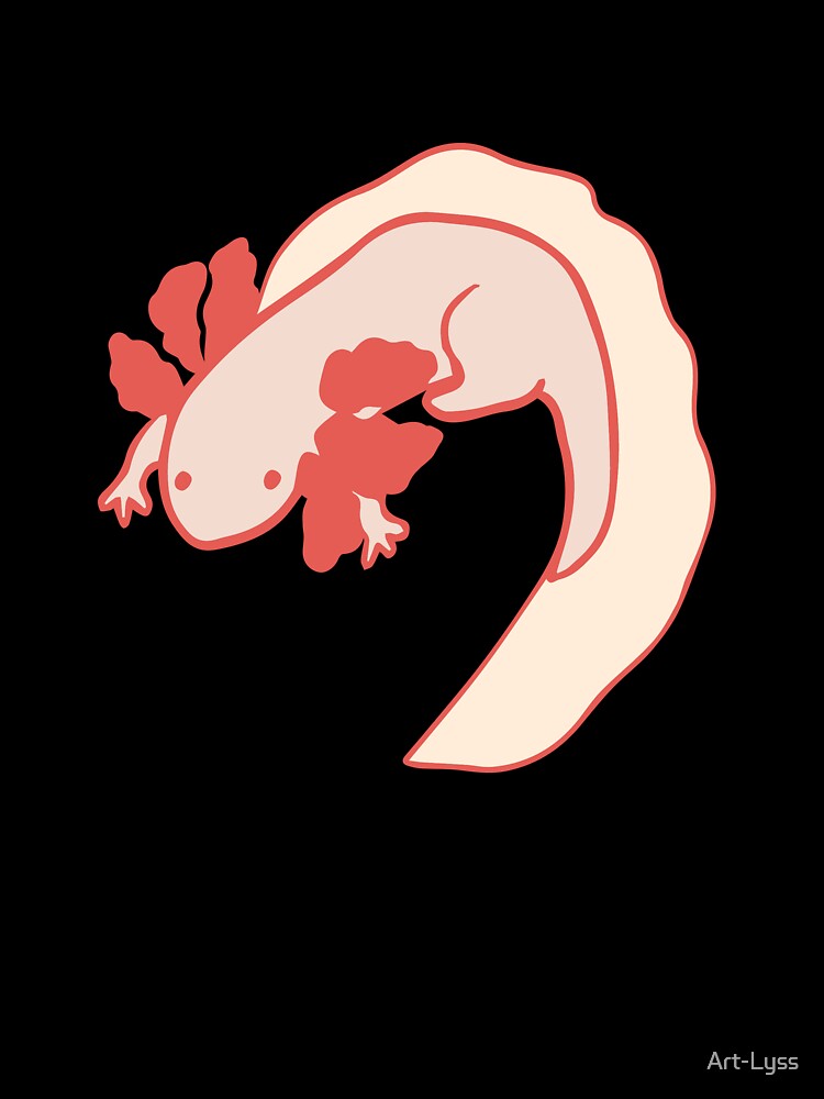 Albino Axolotl by Art-Lyss