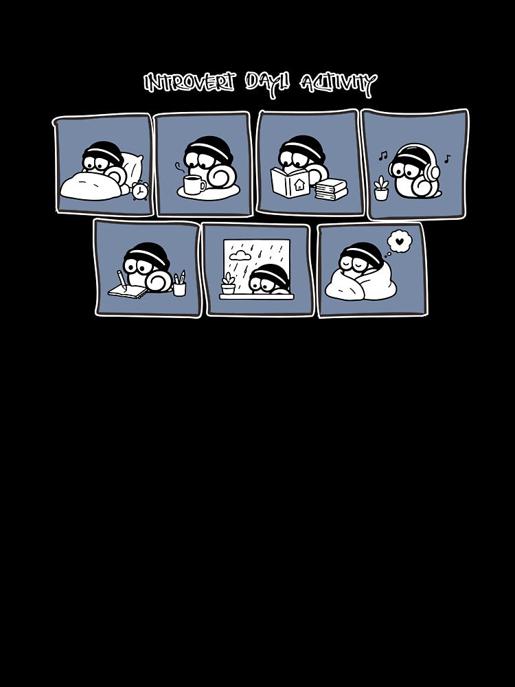 My Perfect Introvert Day - Cozy Snail Daily Routine by snewen