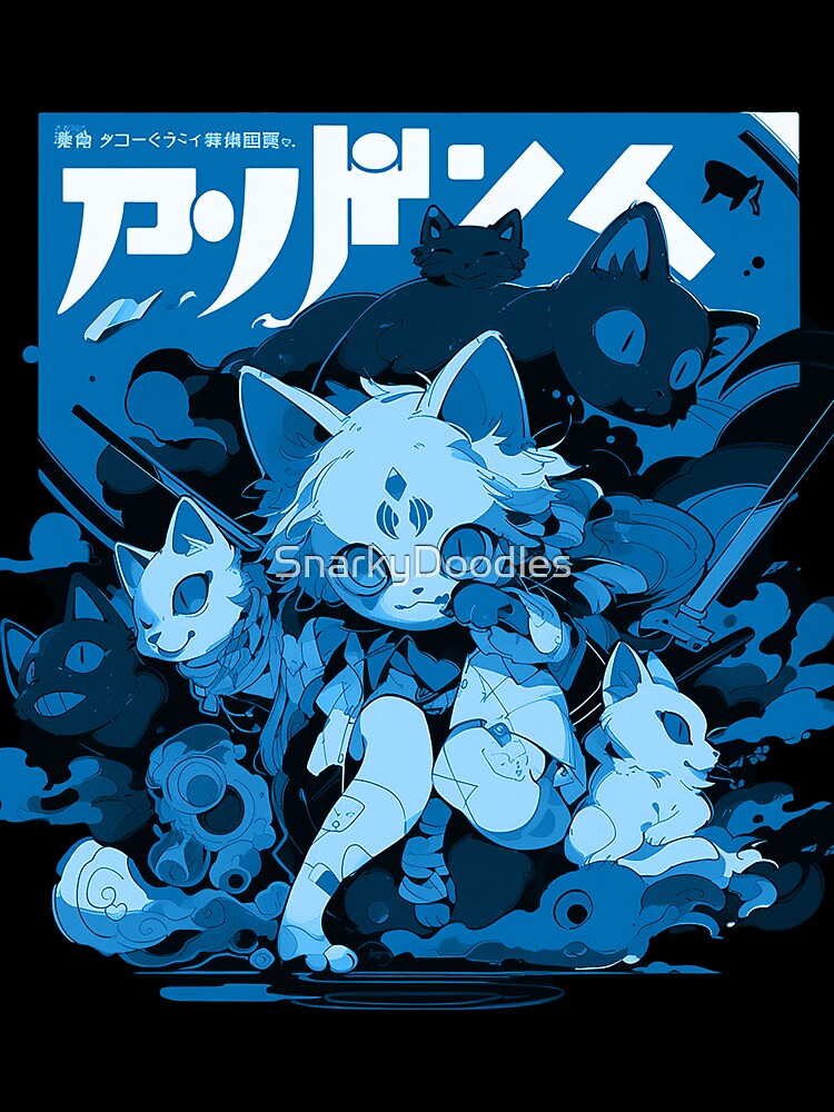 Hero Neko - Blue/Cerulean by SnarkyDoodles