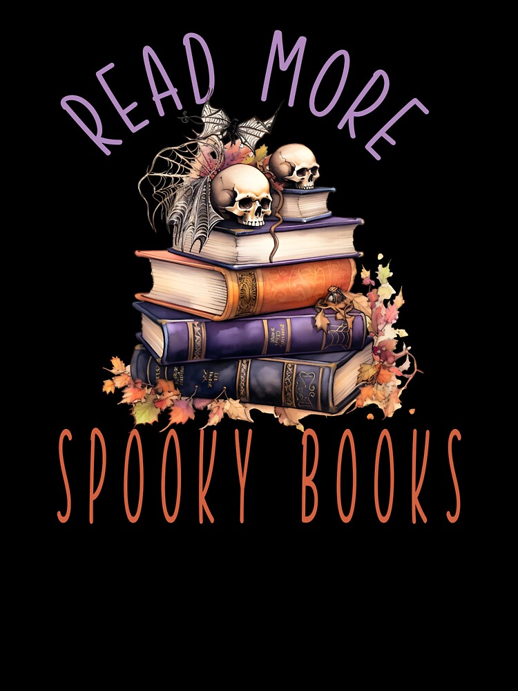 Book Aesthetic Halloween Spooky Book Lover Bookish Book Girl October Halloween by ShoniwDesigns