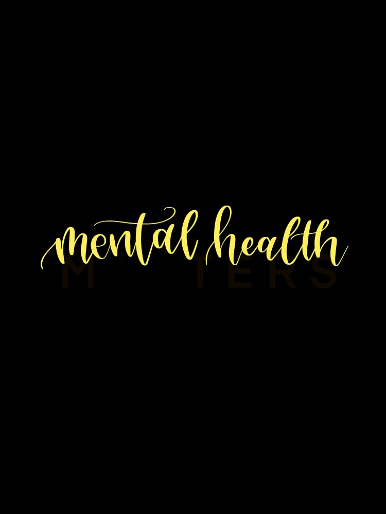 Mental Health Matters (Yellow) by sgunturu2