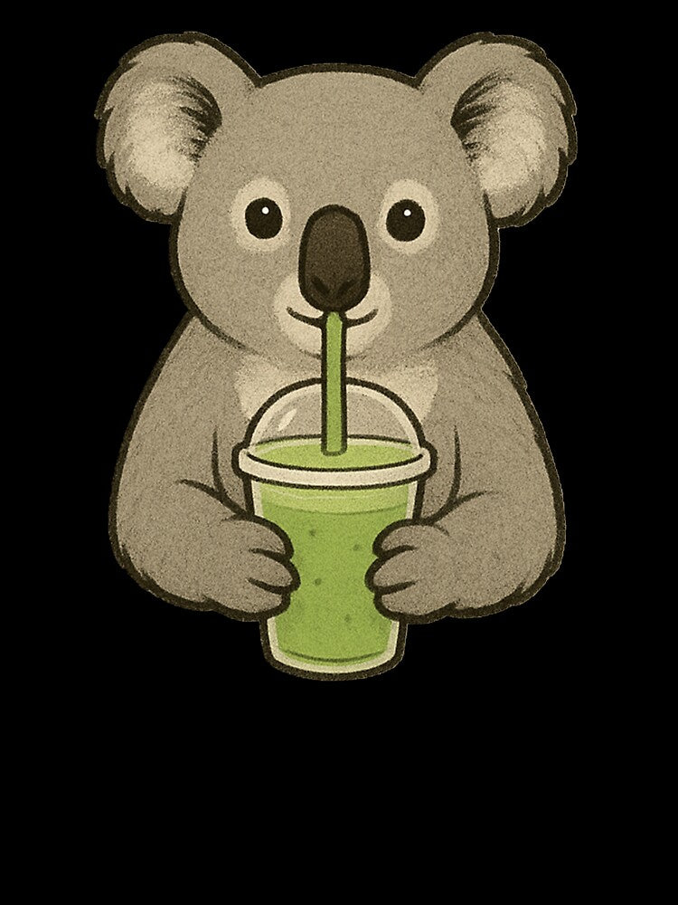 drink matcha with cute koala by Ach&Koor