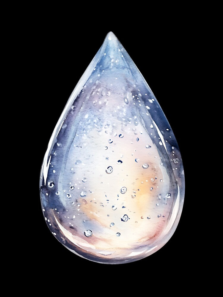 Fairycore Aesthetic: Magical Sparkling Dewdrop by bapupa