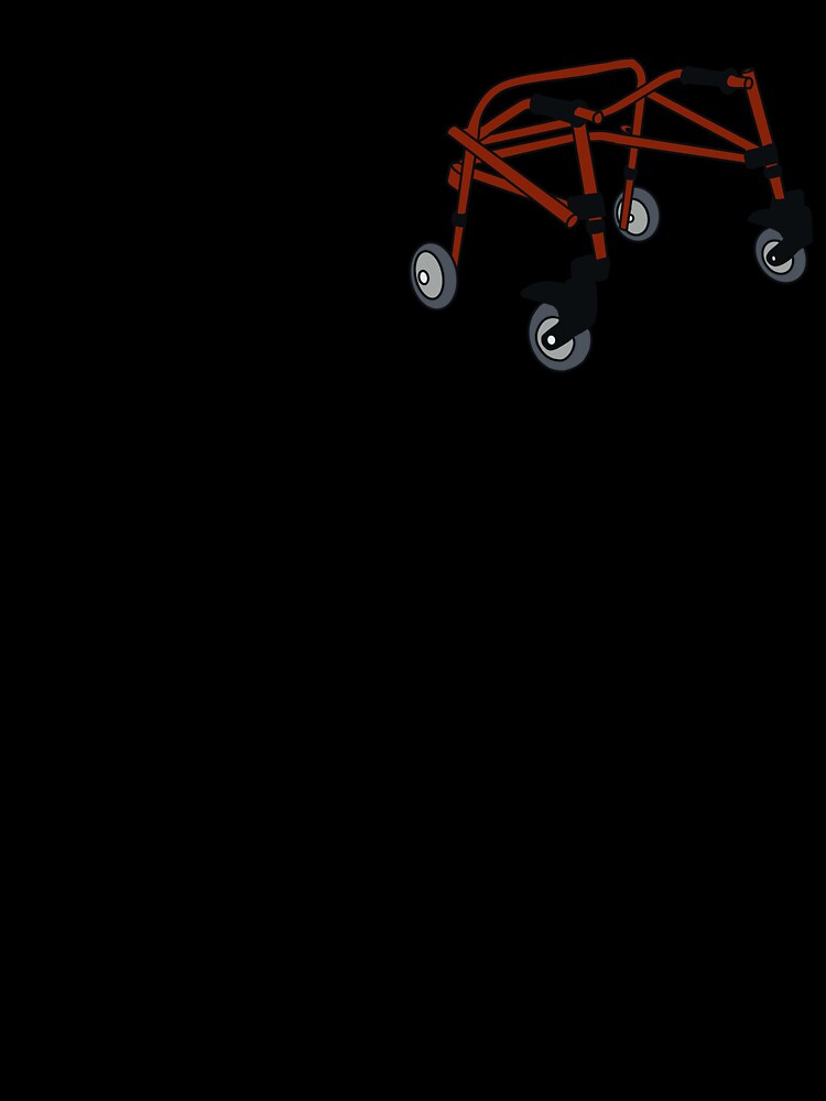 Red Pediatric Posterior Walker by eneville1015