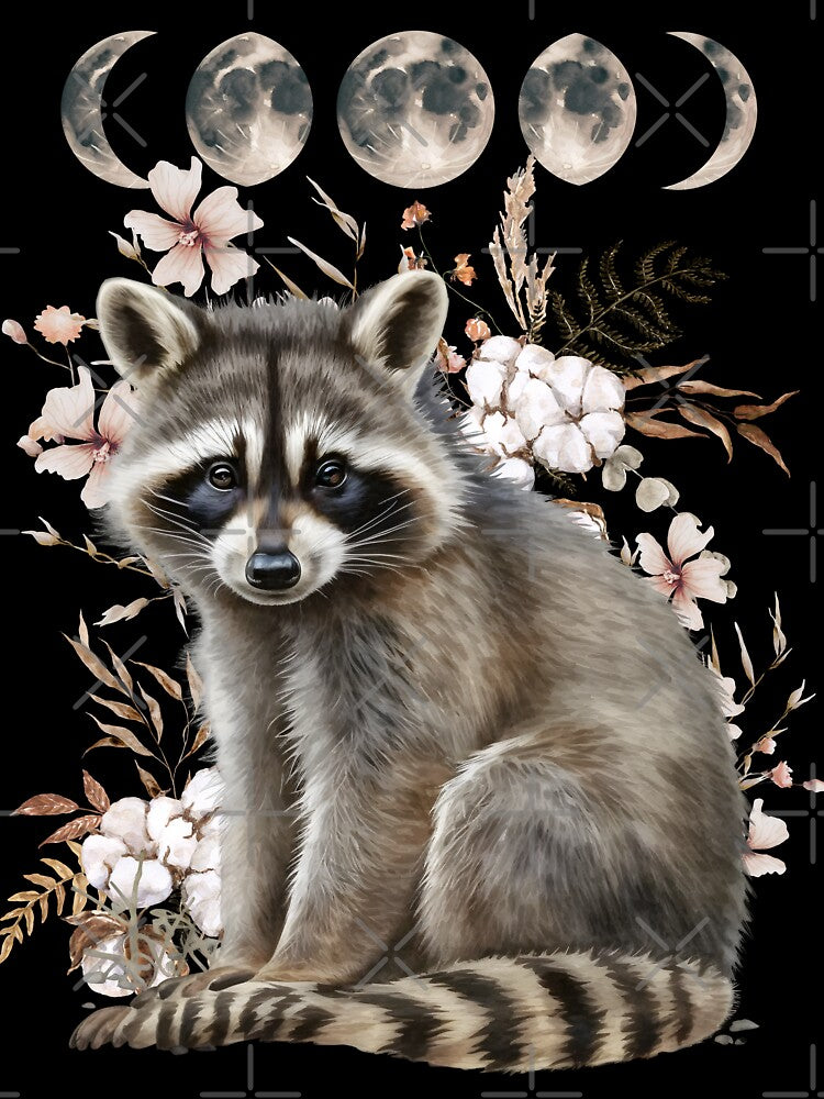 Autumn Painted Raccoon by ArtofAddison