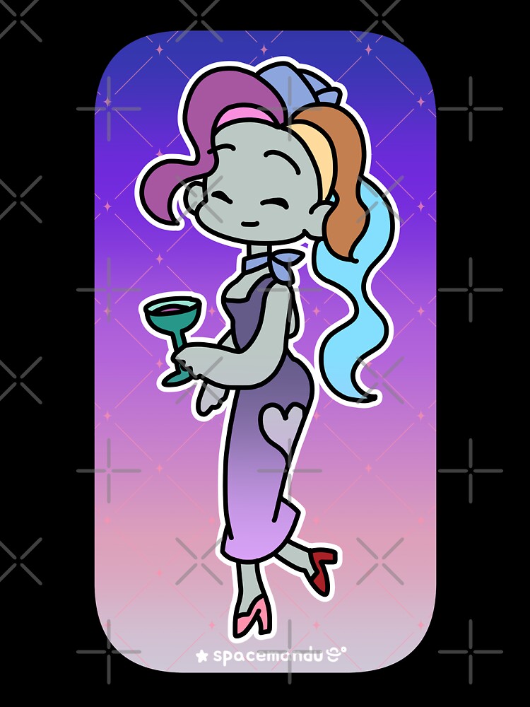 Spaceship attendant by space-mandu