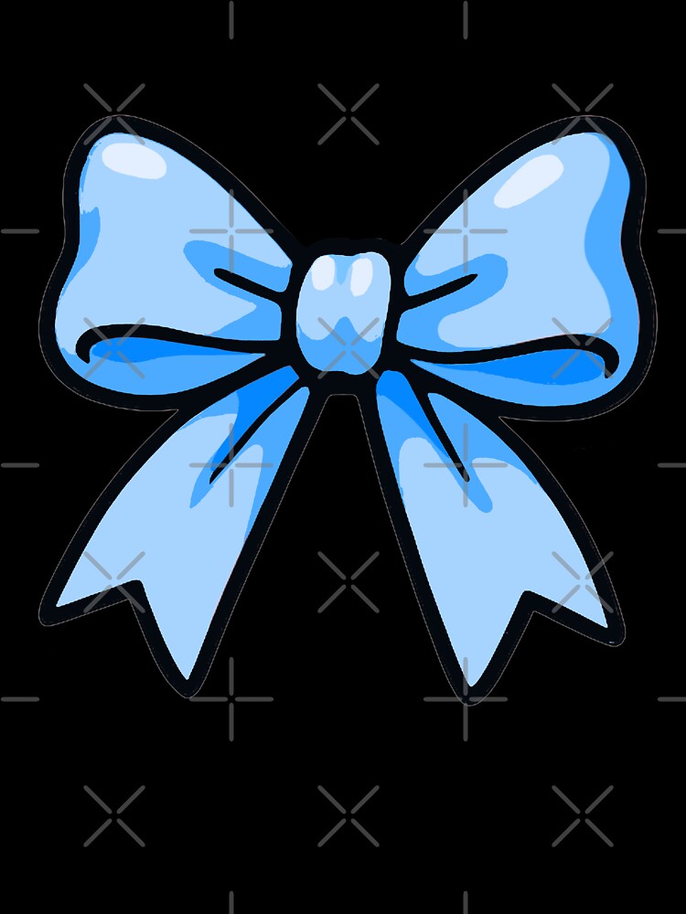 Blue Bow by FarieArt