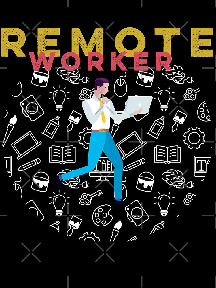 Remote worker home office nomad location-independent by Zwuck