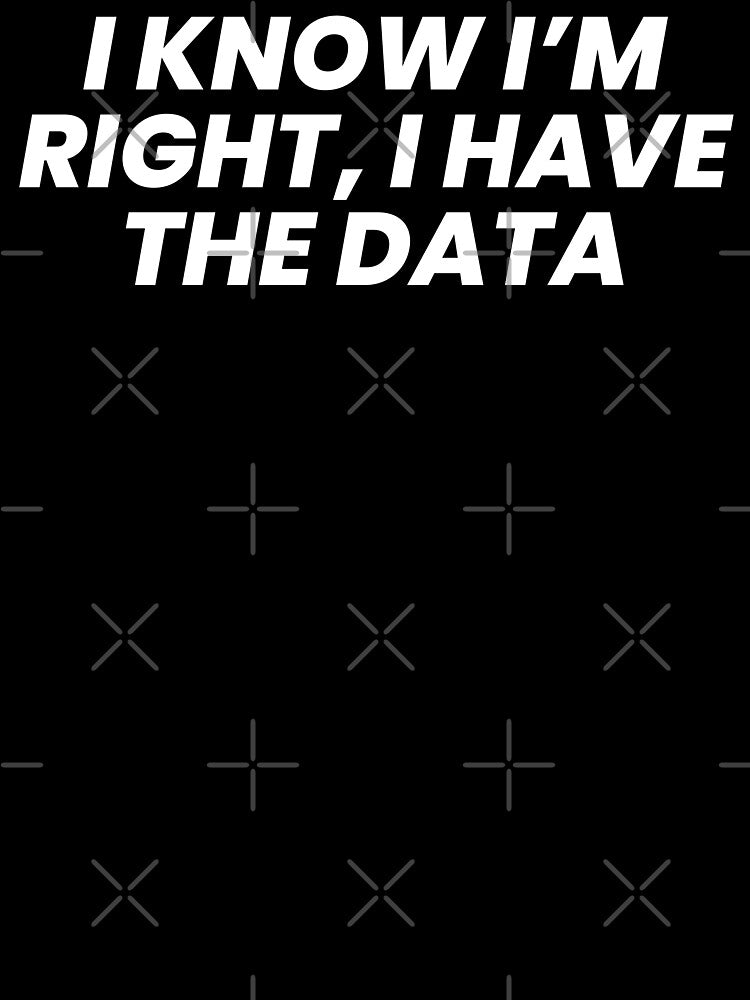 I know I'm right, i have the data by T&C Finesse