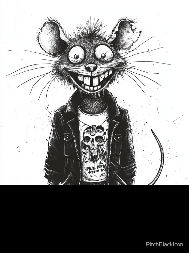 Rattus the Punk Rat Kid by PitchBlackIcon