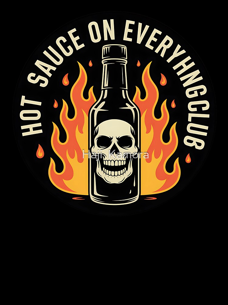 Hot Sauce On Everything Club – Spicy Skull Bottle by Haji  Kamora