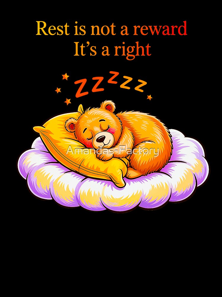Cute Self-Care Bear Mental Health Shirt by Amanda's Factory