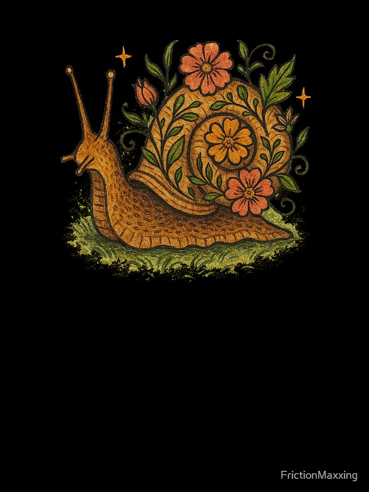 Floral Snail by FrictionMaxxing