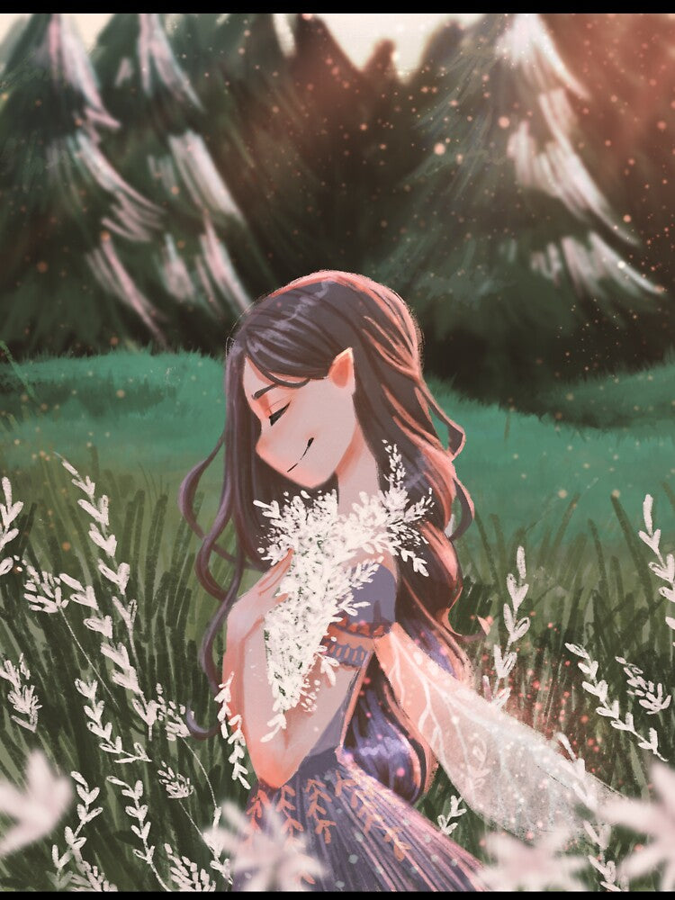 Whimsical Flower Fairy by eilekzandra
