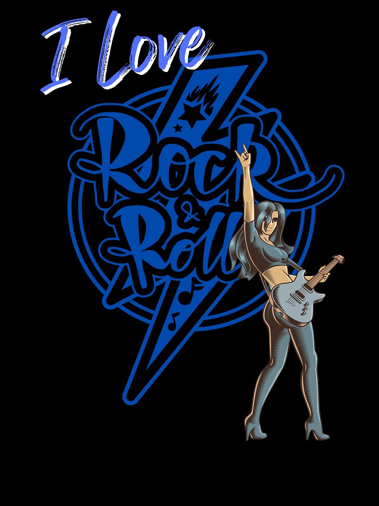 I Love Rock & Roll - Blue, Dark by Mean-Musician