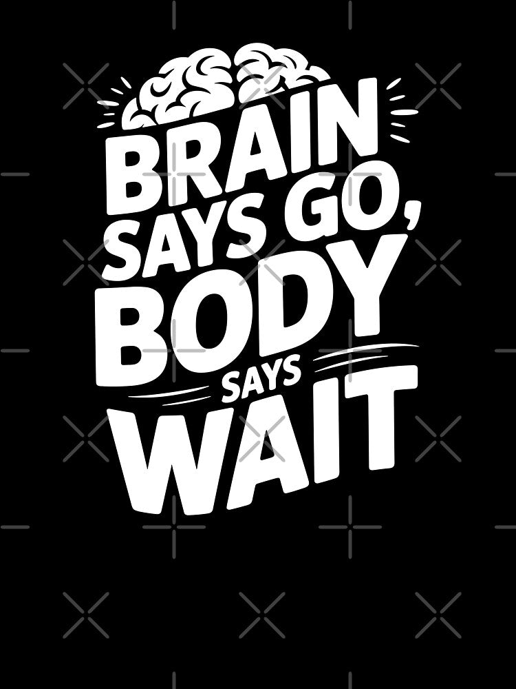 Brain Says Go, Body Says Wait by theartfulaspie