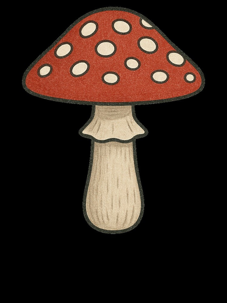 Fly Agaric Red Mushroom Illustration by Vendeloc