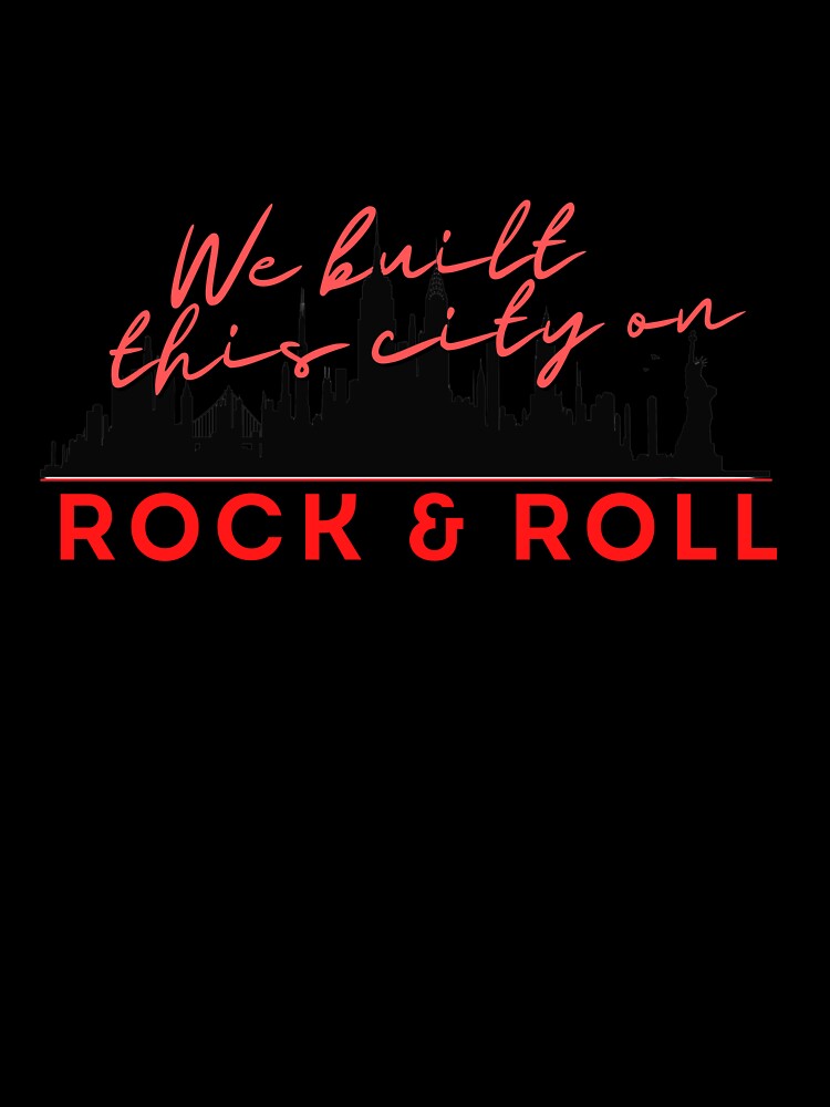 We Built this City - New York, Red by Mean-Musician