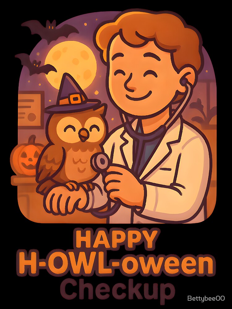 Happy H-OWL-oween Checkup – Vet & Owl Spooky Visit by Bettybee00